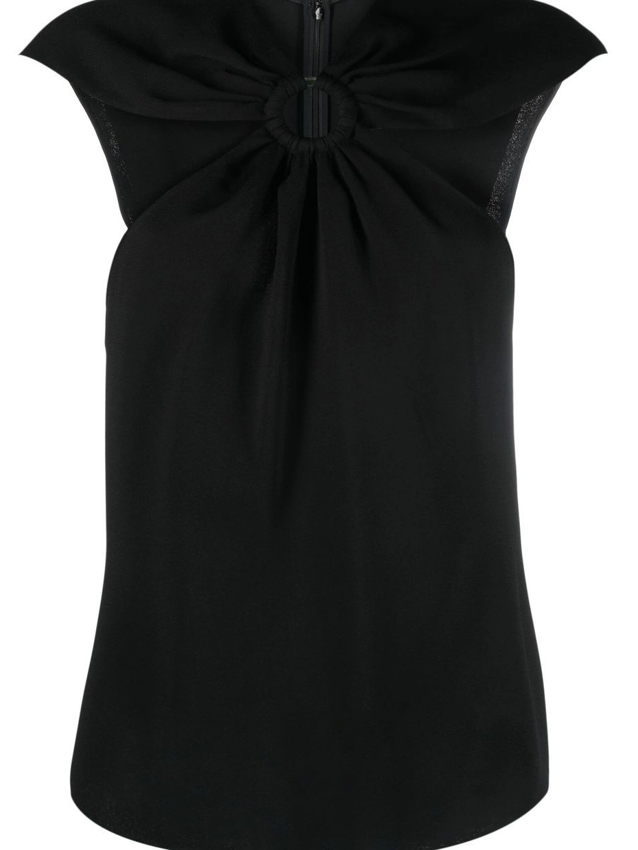 Affordable Stella cold-shoulder McCartney Women T-shirt ring-hardware 0630